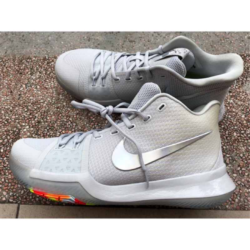 Kyrie 3 cheap iridescent swoosh