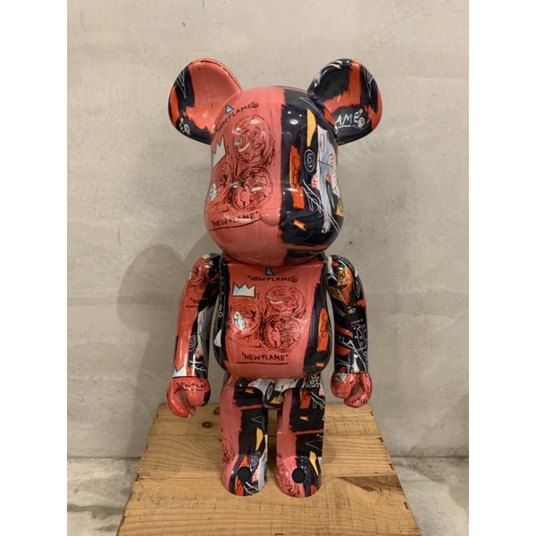 BE@RBRICK 1000% Andy Warhol × JEAN-MICHEL BASQUIAT #1