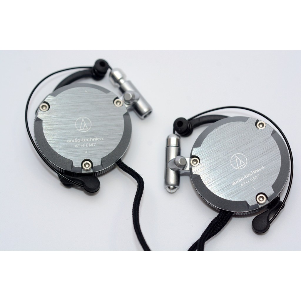 鐵三角 Audio-Technica ATH-EM7 耳掛式耳機 銀色