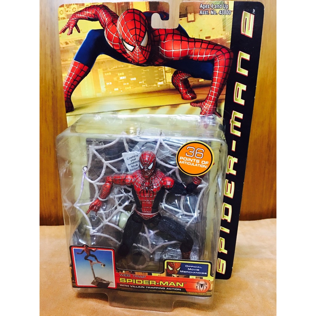 糖糖通販舖】marvel WEB TRAP TOYBIZ 蜘蛛人SPIDER-MAN 36個可動關節