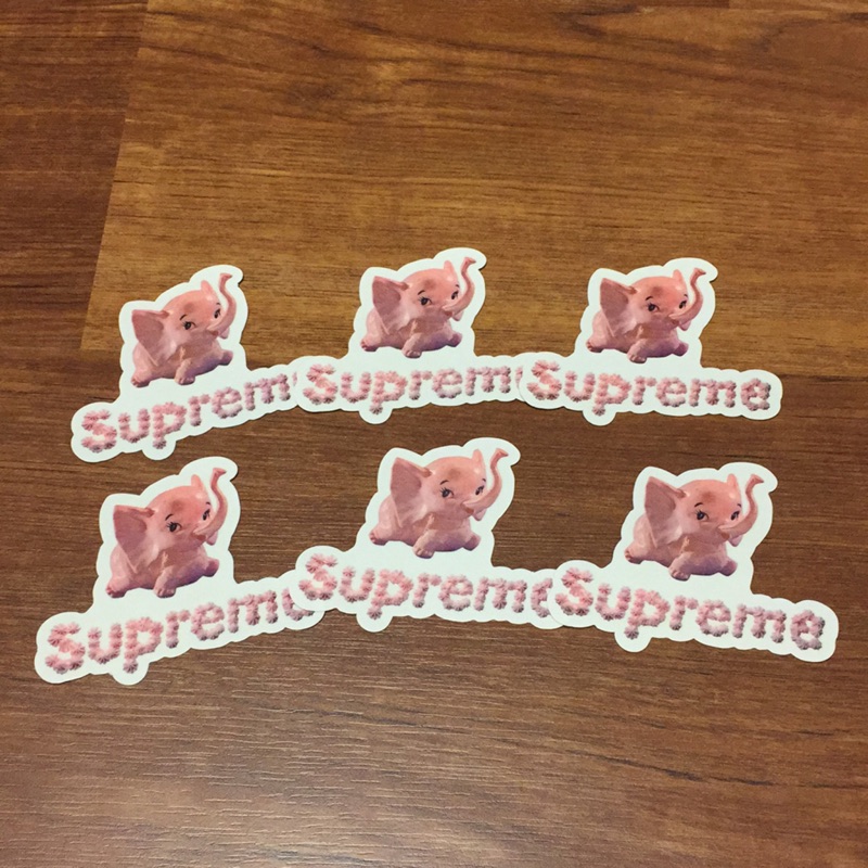 Supreme elephant sticker 象 小象 貼紙 | 蝦皮購物