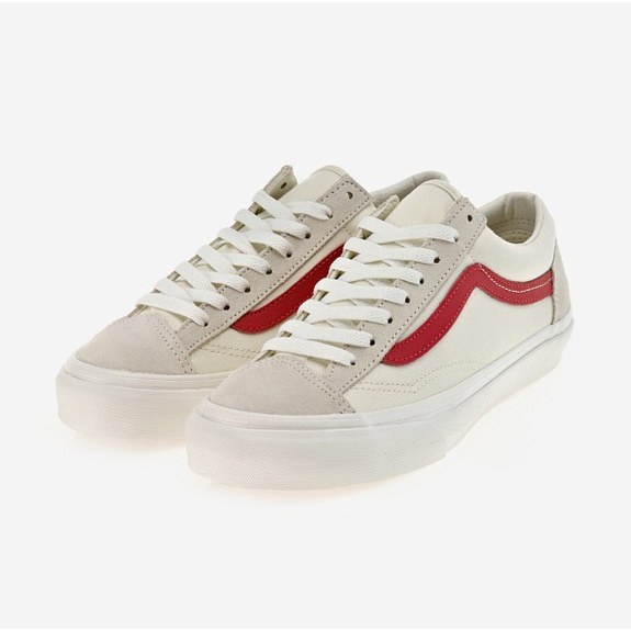 Vans style 36 MARSHMALLOW GD 紅線 日本公司貨 米白 麂皮 休閒鞋 現貨剩一雙 DOT聚點 | 蝦皮購物