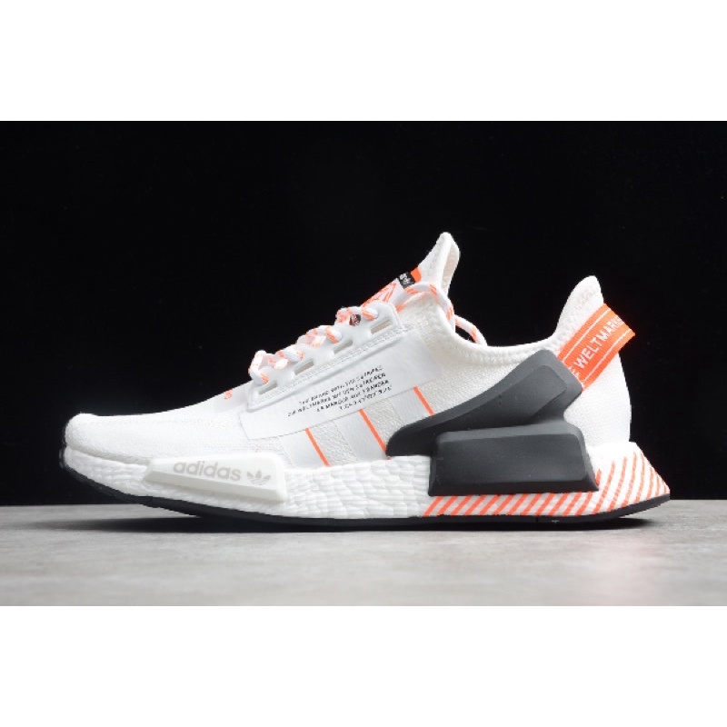 Adidas nmd cloud shop white solar red