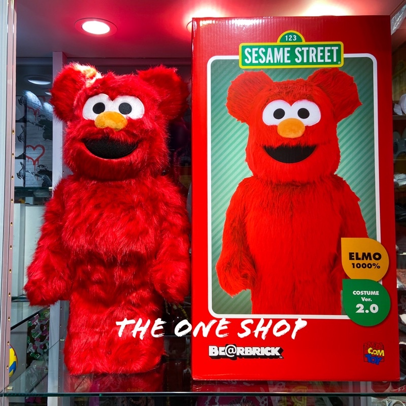 TheOneShop BE@RBRICK SESAME STREET ELMO Costume 2.0 芝麻街| 蝦皮購物