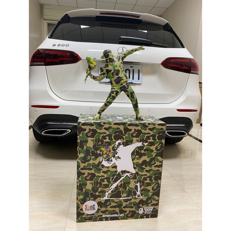 全新 現貨 Bape x BRANDALISM FLOWER BOMBER 丟花人