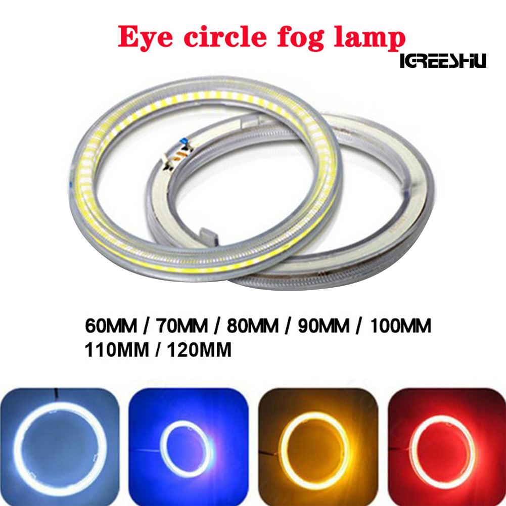 伊格里 60mm-120mm 汽車通用 COB 天使眼 LED 環形燈大燈燈 | 蝦皮購物
