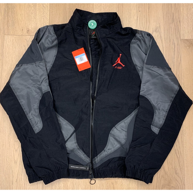 補貨，現貨」OFF-WHITE x Jordan Woven Jacket Black 聯名款夾克外套