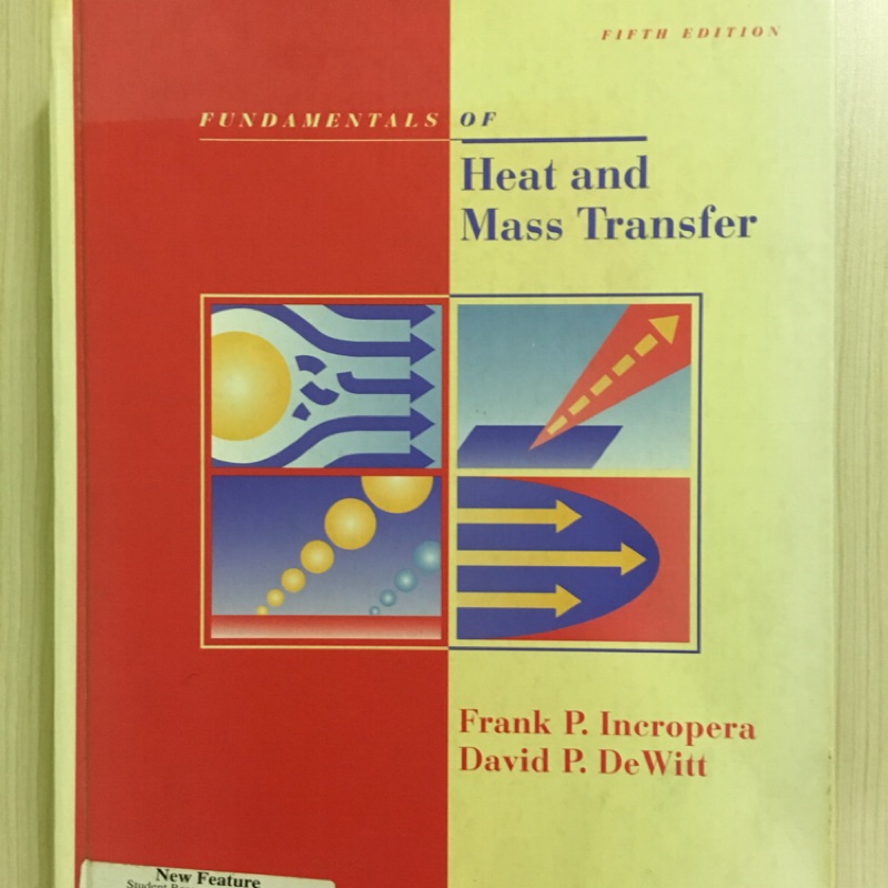 Fundamentals Of Heat And Mass Transfer 5th Edition WILEY | 蝦皮購物