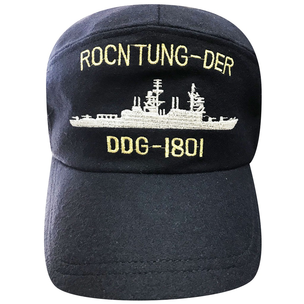 KP軍品*國軍紀念小帽_軍便帽_海軍帽子A144-1801基隆軍艦-唐德尼帽