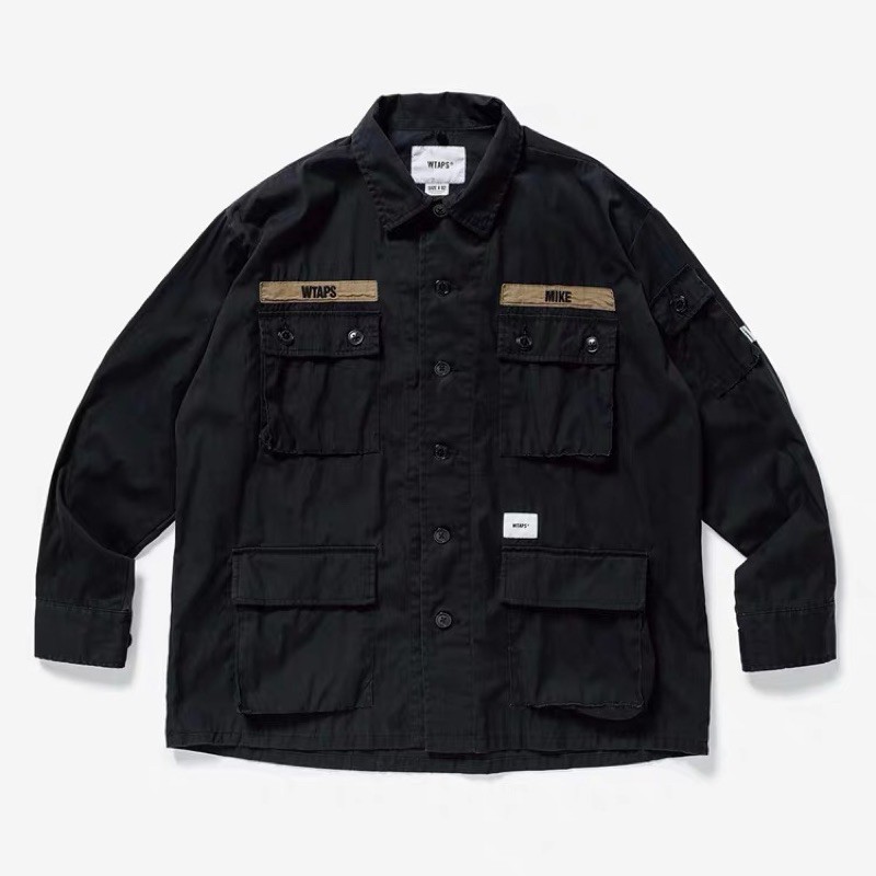 WTAPS 19SS JUNGLE LS 01ミリタリーシャツジャケットMサイズ WTAPS 19SS JUNGLE LS 01ミリタリーシャツジャケットMサイズ WTAPS