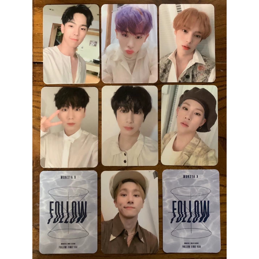 微音樂💃 現貨官方小卡MONSTA X FOLLOW-FIND YOU 7TH MINI ALBUM 官網
