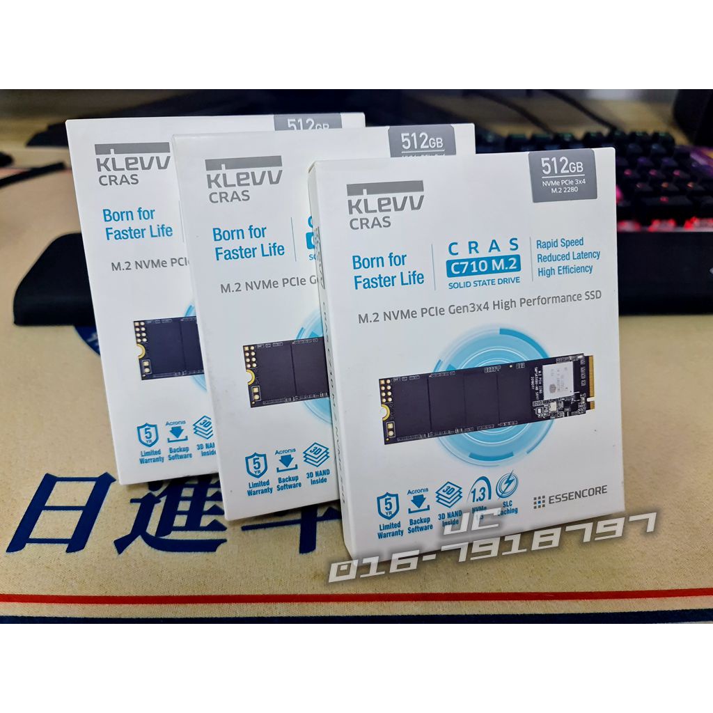 科賦 [間隙] Klev CRAS C710 M.2 2280 NVMe PCle Gen3 x4 512GB | 蝦皮購物