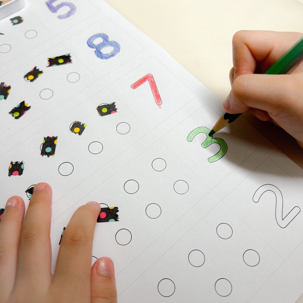 【Meili教學實驗室】數字學習單1-20 幼小銜接、運筆、數字 | 蝦皮購物