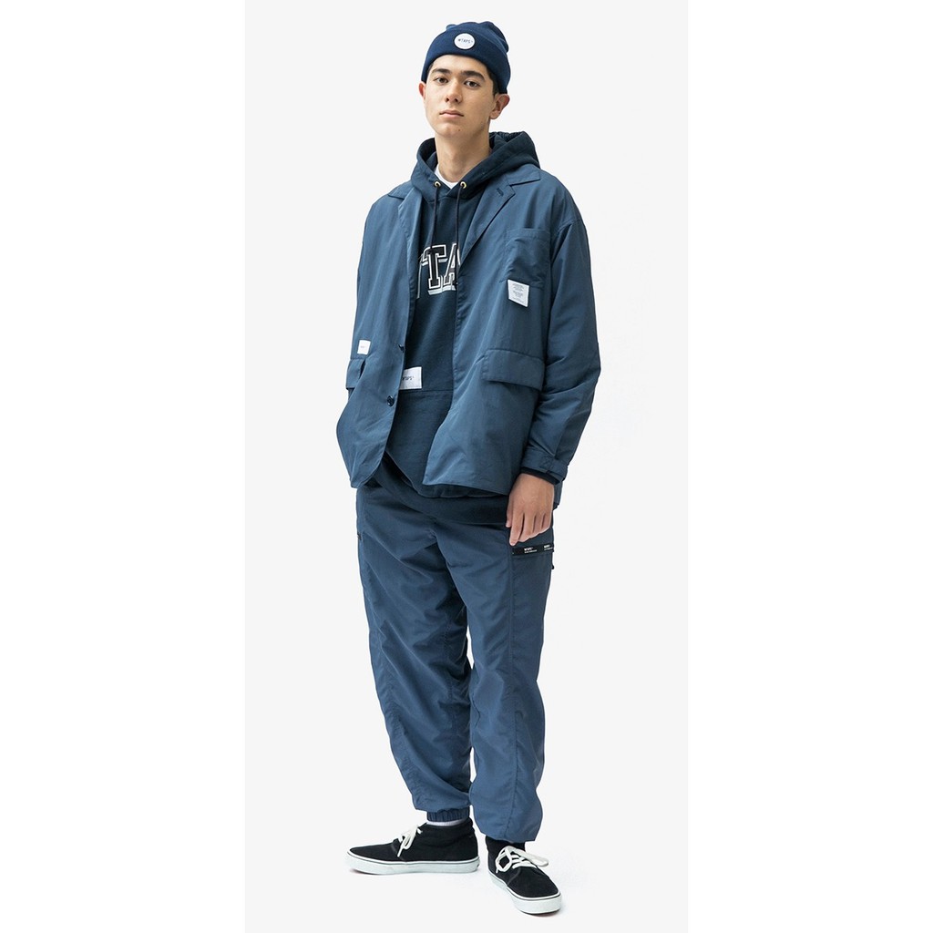 全新現貨深藍L號20SS WTAPS DAWN DESIGN HOODED / SWEATSHIRT COPO 帽T