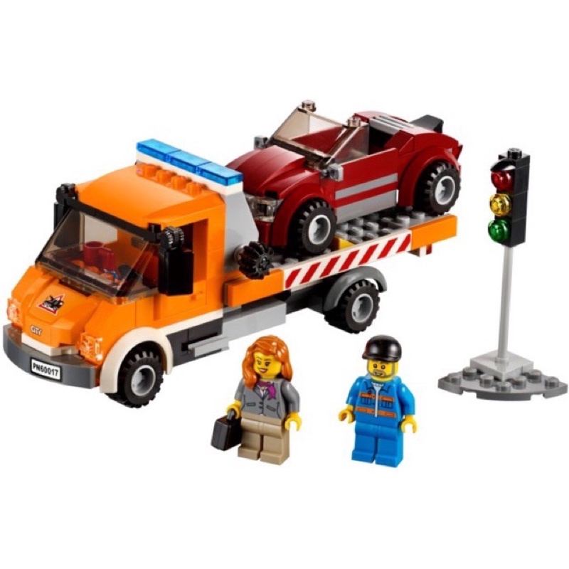 樂高 LEGO 60017 ⚠️二手 平板式拖車 Flatbed truck 城市系列 二手 | 蝦皮購物