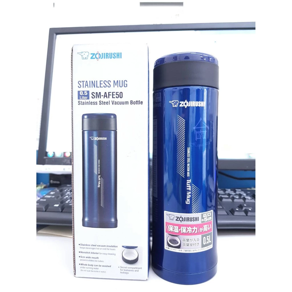 【通勤族的隨身咖啡館】象印 SM-AFE50 保溫杯評測：SLiT極輕巧、內膽防沾塗層不留味、經典直飲保溫杯首選