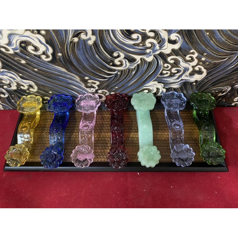 高級琉璃玉手如意