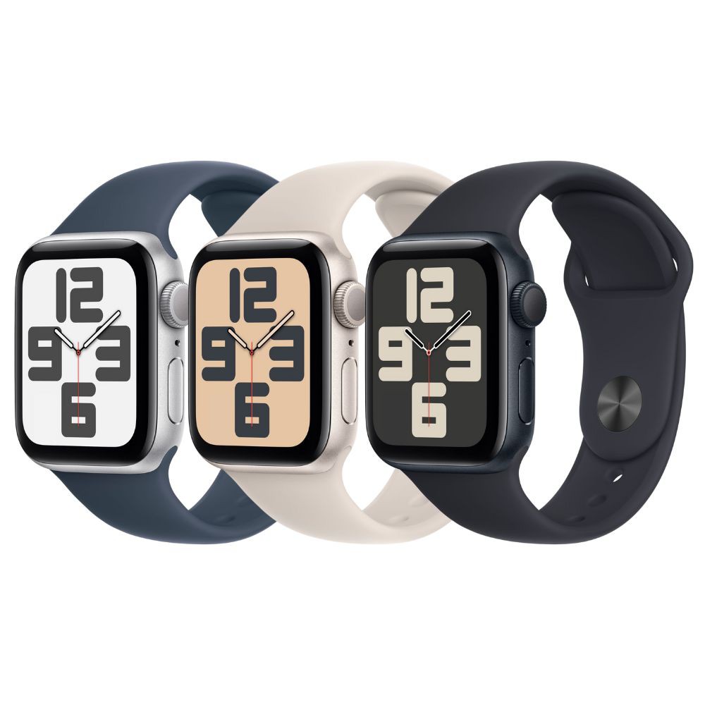 Apple Watch SE2 GPS 40mm 2023款鋁金屬錶殼/運動型錶帶-S/M 現貨廠商