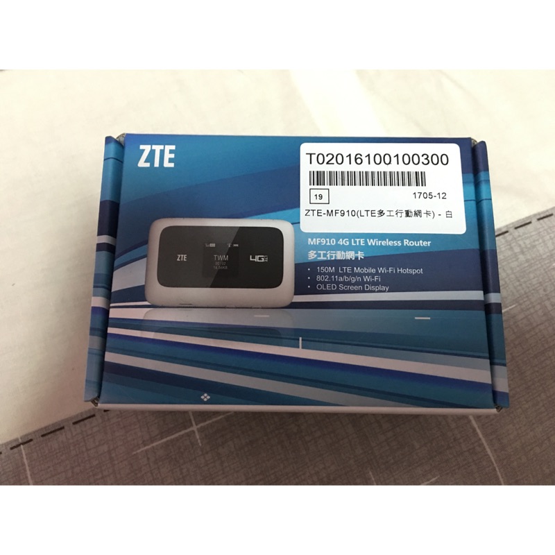 [ZTE] MF910 LTE多工行動網卡 4G 白 | 蝦皮購物