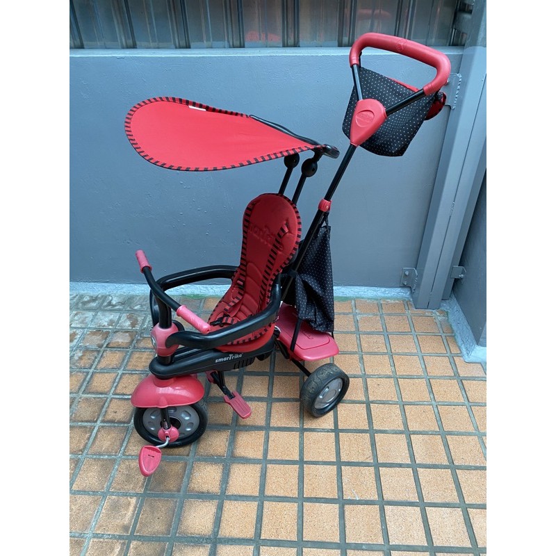 （長期放陽台有退色，二手商品高標勿擾）SmarTrike 三輪車