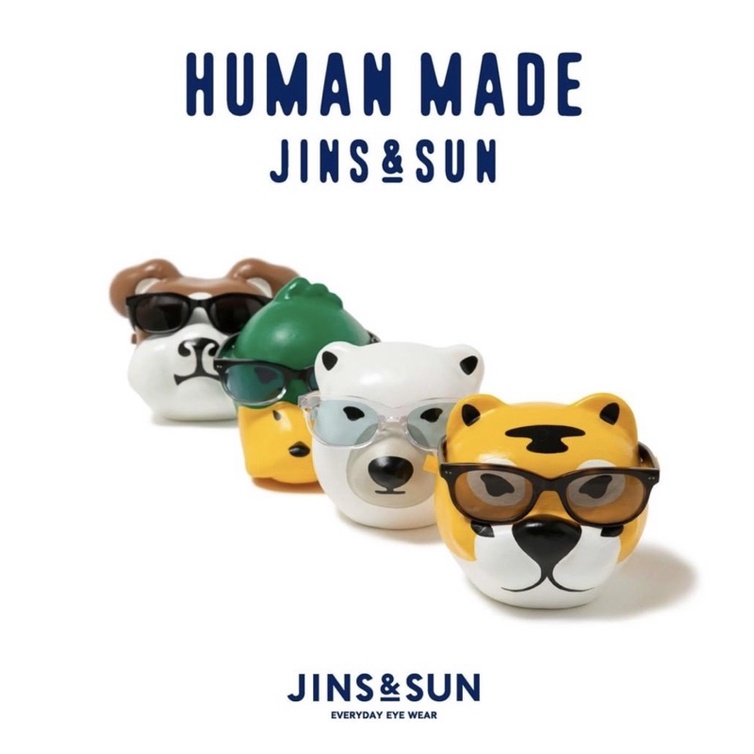 聯乘JINS&SUN x HUMAN MADE & HARIKO EYEWEAR STAND 北極熊 眼鏡 現貨在店