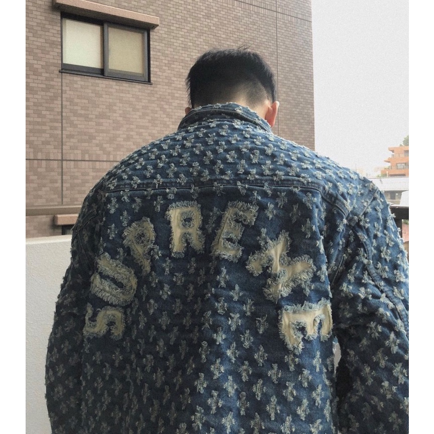 紐約范特西】 預購SUPREME SS20 Punch Denim Trucker Jacket 牛仔外套