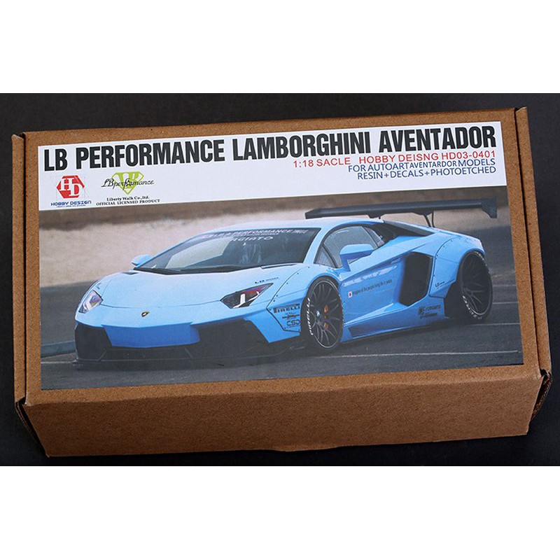 正規販売店舗 Hobby Design 1/18 Aventador Liberty Walk ...