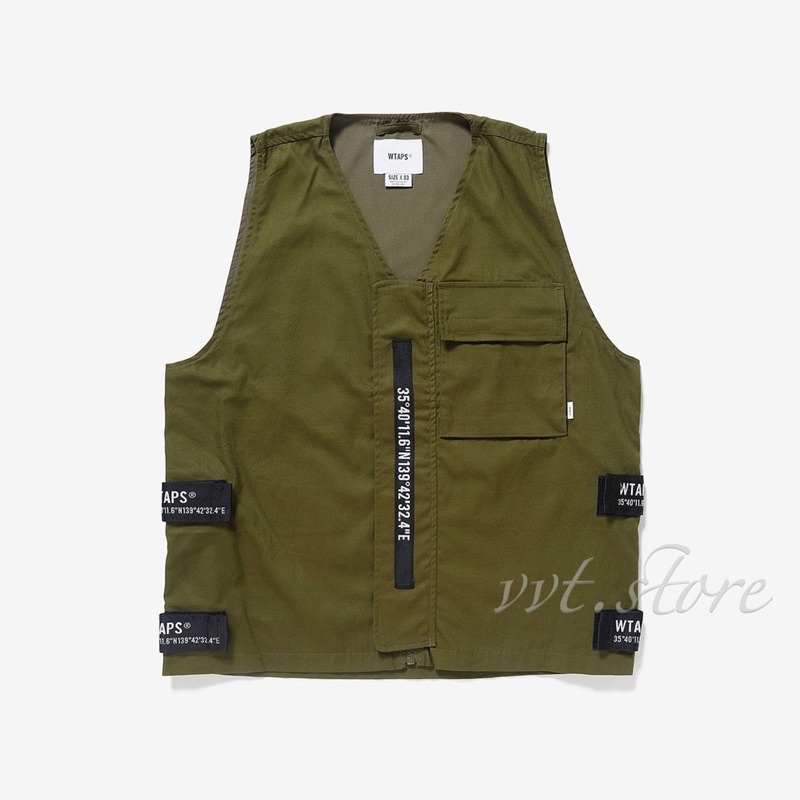 ＜WTAPS＞HAGGERZ / VEST / COTTON. POPLIN WTAPS 22AW HAGGERZ / VEST / COTTON. POPLIN 軍裝背心| 蝦皮購物