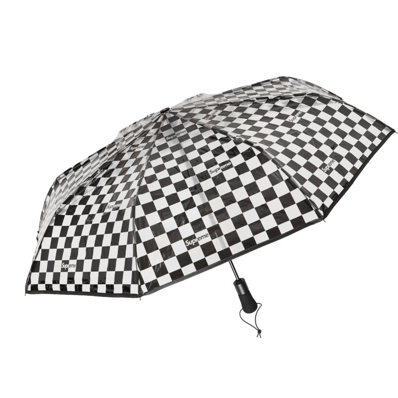 Supreme ShedRain Transparent Checkerboard Umbrella 棋盤格折疊自動傘