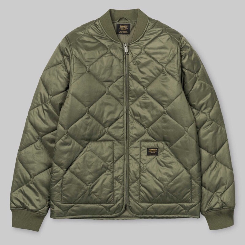 [Leoshie]Carhartt wip newton bomber liner jacket 軍綠色 外套 鋪棉外套