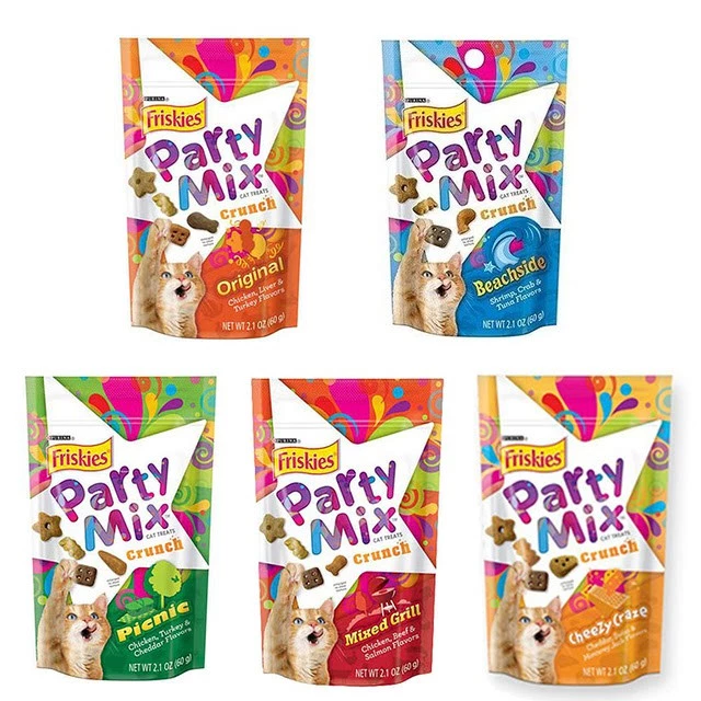 【小貓亂亂買】Friskies 貓零食《PartyMix 香酥餅》五種口味 60g Friskies 香酥餅 小酥餅