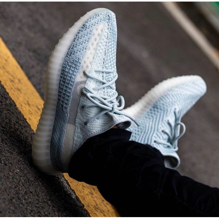 S.M.P】Adidas Yeezy Boost 350 v2 Cloud White 冰藍2.0 雲白FW3043