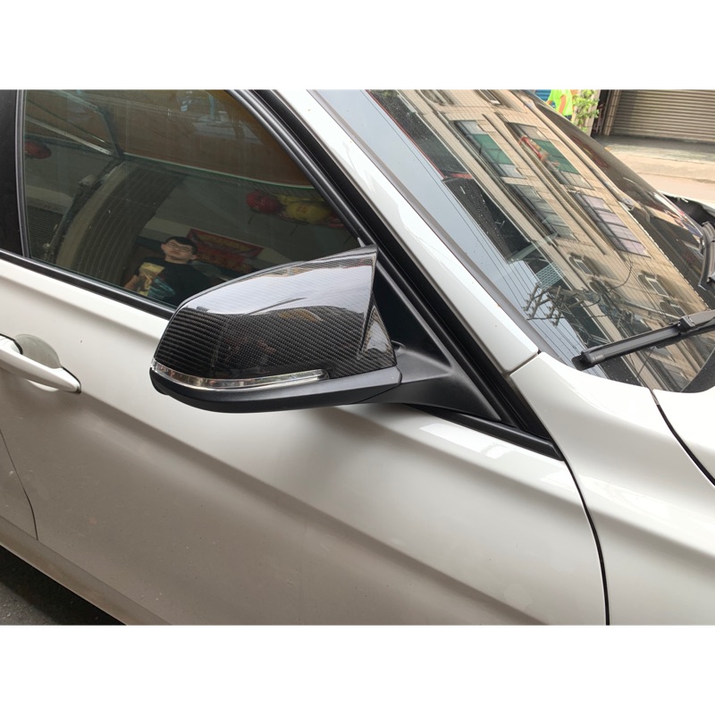BMW 3/4系 M4款碳纖維牛角後照鏡蓋 H-006A main image 0