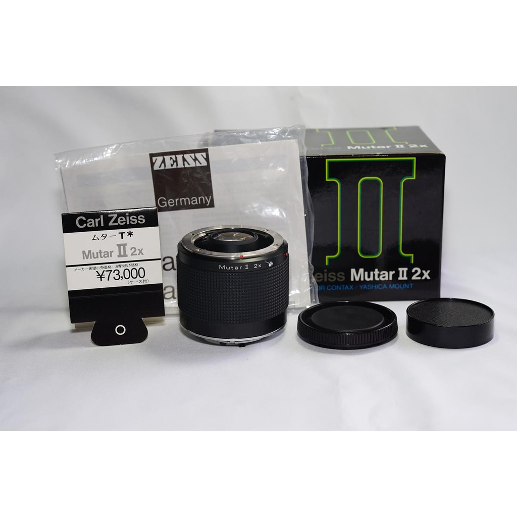 【C/Y增距鏡】Carl Zeiss Mutar II 2X 盒裝 (C/Y接環) | 蝦皮購物