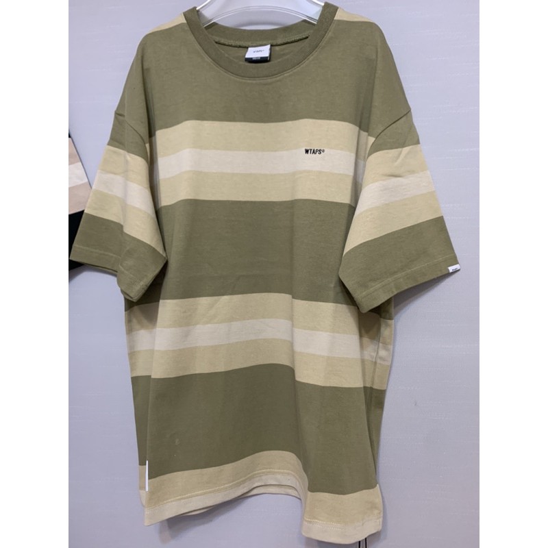 現貨實拍 20SS WTAPS VATOS SS / TEE 橫條 卡其