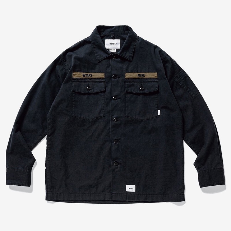 Wtaps 19aw Buds LS Shirt 黑M | 蝦皮購物