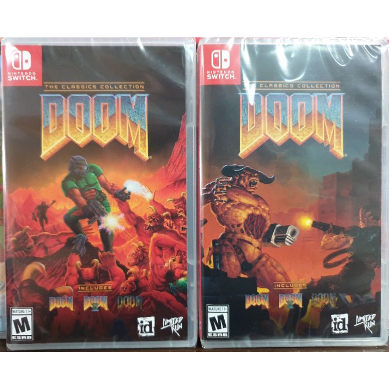 超級稀有遊戲】NS Switch遊戲DOOM The Classics Collection 毀滅戰士