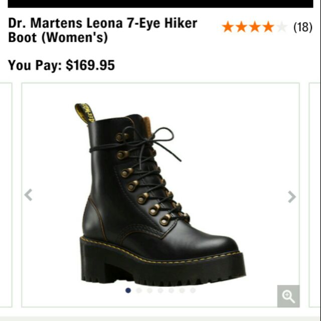 Dr. martens leona hotsell 7-eye hiker boot (women's)