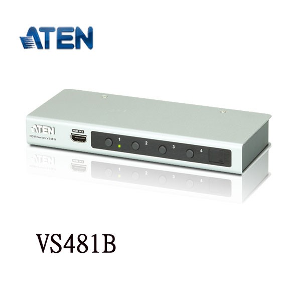 【MR3C】含稅附發票 ATEN 宏正 VS-481B VS481B 4進1出 4埠 HDMI 4K 切換器 | 蝦皮購物