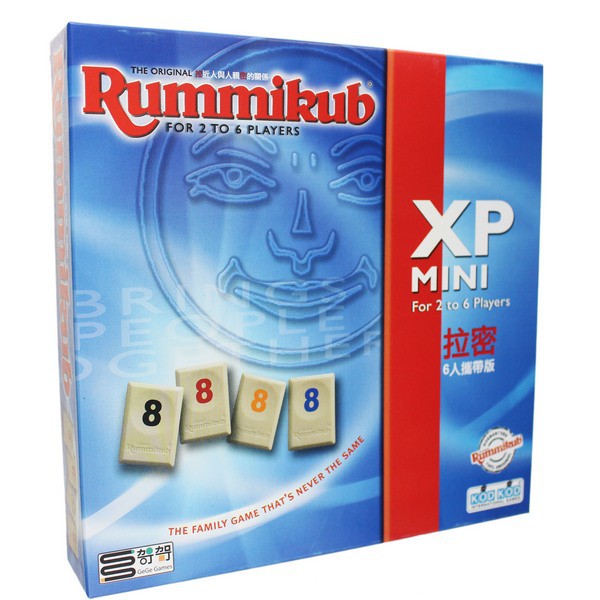 Rummikub XP Mini 拉密 NO-9555/一盒入-6人攜帶版拉密數字牌 拉密數字磚塊牌 拉米牌 | 蝦皮購物