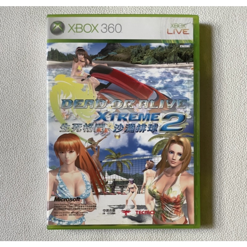 ［哇！東西］XBOX 360生死格鬥 沙灘排球2 DEAD OR ALIVE XTREME LIVE 遊戲光碟 超值品