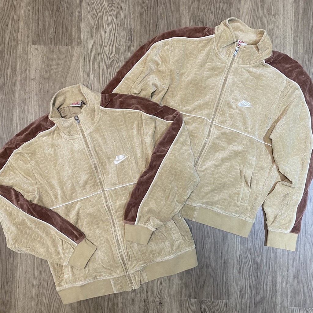 全新現貨Supreme x Nike Velour Track Jacket 21SS 聯名天鵝絨運動夾克