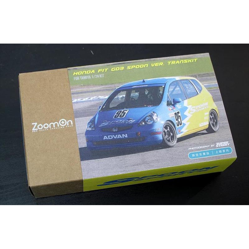【傑作坊】ZoomOn Z027 1/24 Honda Fit GD3 Spoon式樣改裝套件 | 蝦皮購物