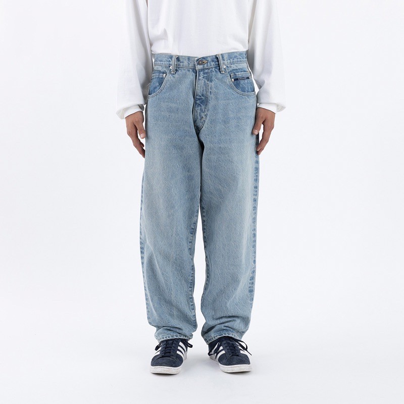 DESCENDANT 20AW 1995 BAGGY JEANS 水洗 牛仔褲