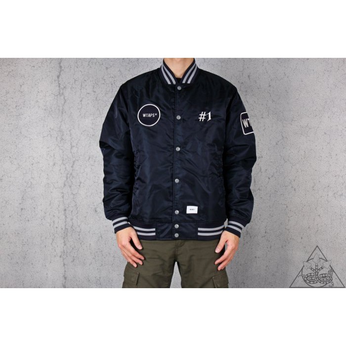 【HYDRA】Wtaps Bench / Jacket . Nylon Satin 刺繡 外套 鋪棉 【WTS31】