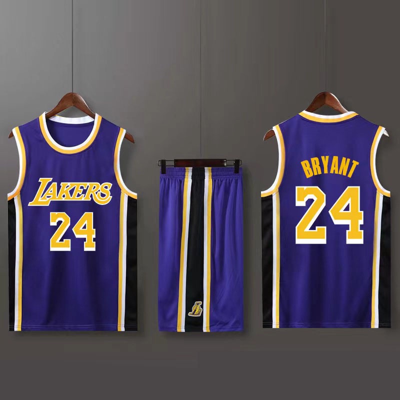 NBA球衣 籃球服 科比球衣 詹姆斯球衣 無袖背心 吸濕排汗 套裝球服 24號籃球服 NBA明星球衣 | 蝦皮購物