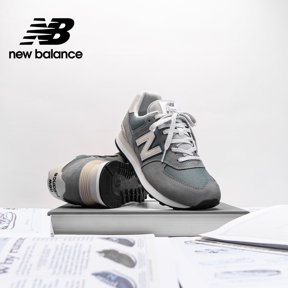 屏東自遊玩>New Balance 復古運動鞋中性灰色ML574BA2 D楦黃金尺寸全新