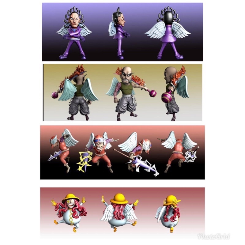 ☆One Piece Figures/ワンピース フィギュア☆空島四神官/空岛四