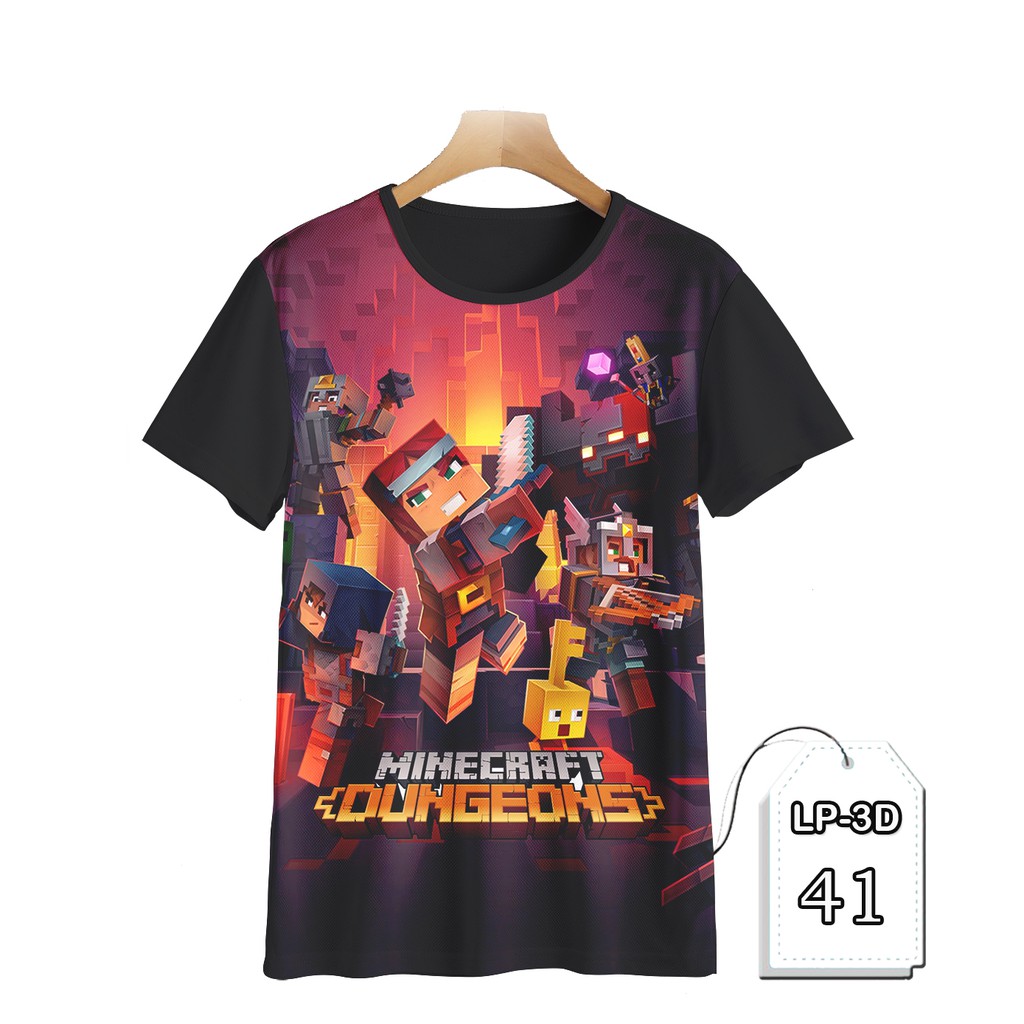 兒童minecraft衣服3d打印兒童遊戲系列衣服lp3d-41 | 蝦皮購物