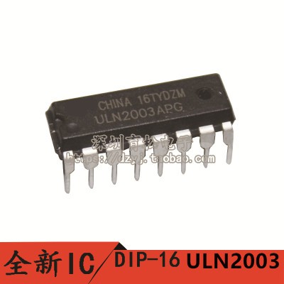 ULN2003AN Darlington Array Chips - 20-Pack, DIP-16, 7-Channel NPN Transistor Driver ICs